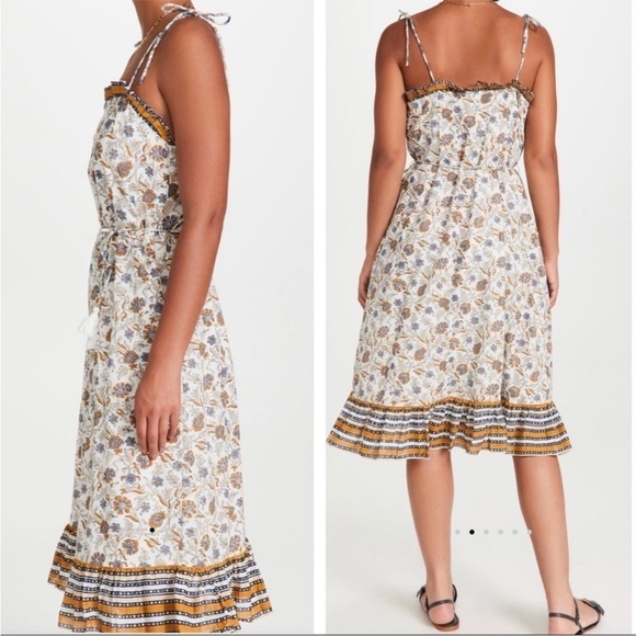 Cleobella Mae Midi Dress Size Medium - Picture 1 of 9